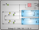 CMU100-1.1.9-0 RS232 to 10-100Base-Tx converter schematic