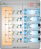 RS232, Multimode (820 nm) & Versatile Link (650 nm) Fiber Optic to 2x Versatile link Fiber optic 110-220VDC 230VAC CMU 100 / 2.1.6.P.P.P.P.P.P -9 schematic Ediseja 21
