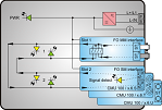 CMU100-1.6.S-0 Multimode Fiber Optic to Singlemode Fiber Optic converter schematic